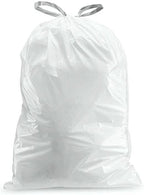 Plasticplace White Drawstring Lavender and Soft Vanilla Scented Garbage Can - Image 3