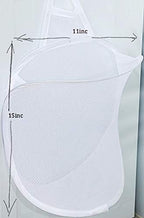 Small Mesh Hanging Laundry Hamper Basket, Mesh Hamper, Wall Dirty Clothes basket - Image 2