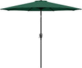 Simple Deluxe 9' Patio Umbrella Outdoor Table Market Yard Umbrella with Push Button Tilt/Crank by SimpleDeluxe