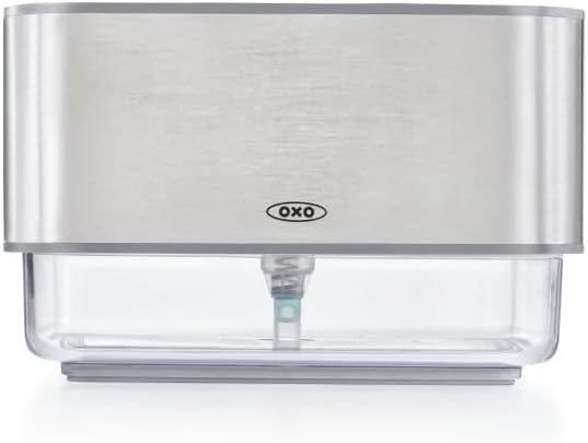OXO Good Grips Stainless Steel Soap Dispensing Sponge Holder - Image 3