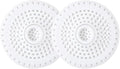 Drain Hair Catcher, Silicone Bathtub Drain Protector 2 Pcs （White Round） by YAKRIOES