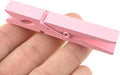 HAHIYO Pink Wooden Clothes Pins Clothespins Small Aviod Fall Apart 2.87 Inches by HAHIYO