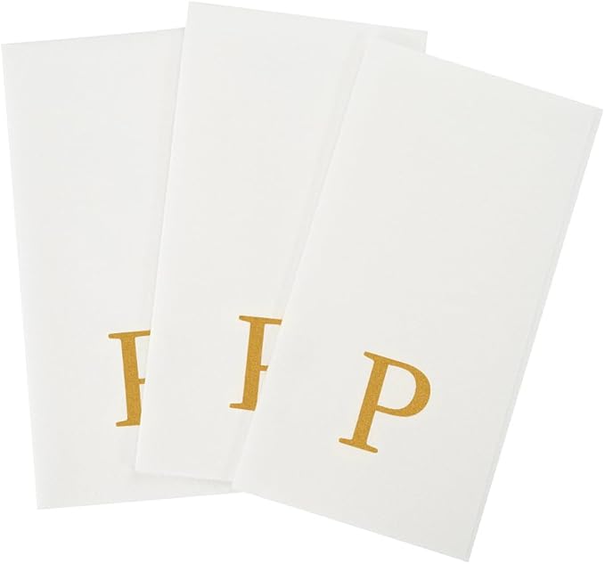 Luxenap 15.8 X 7.9 Inch Linen-Feel Guest Towels, 50 Lettered Hand Towels - Image 11
