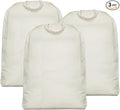 3pcs Breathable Cotton Canvas Laundry Drawstring Bags by iwillCREATEPRO