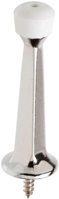 Liberty Premium Door Stop Metal Solid Rigid Door Stopper Brushed 3" by Litepak