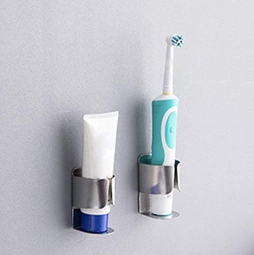 Electric Toothbrush Holder Wall Mount, 304 Stainless Steel Self-Adhesive - Image 2