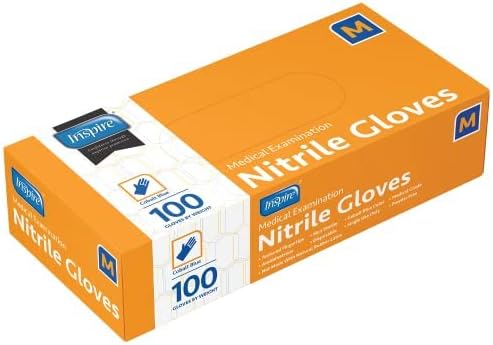 Inspire Cobalt Blue Nitrile Disposable Gloves | 4.5 Nitrile Safety Medical Exam - Image 8