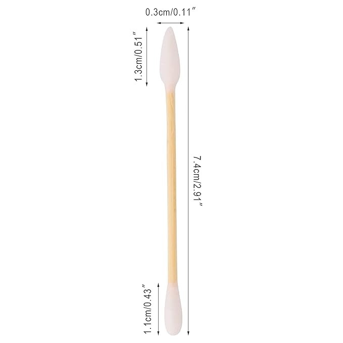 Natural Bamboo Cotton Swabs, Eco-Friendly & Biodegradable – Comfortable and Soft - Image 2
