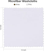 Orighty Ultra Soft Washcloths 12 Pack, Premium Microfiber Towel Sets 12 x 12 - Image 5