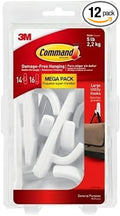 Command Large Utility Hook Mega Pack, Organize Damage-Free by Command