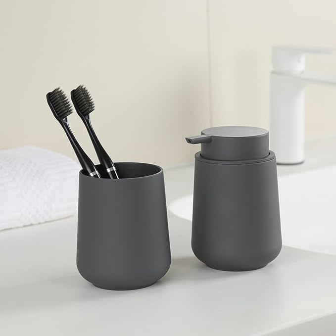 Matte Gray Toothbrush Holder for Electric Toothbrushes Bathroom Organizer for - Image 5