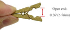 HAHIYO Gold Wooden Clothes Pins Clothespins Mini Do NOT Fall Apart 1 inches - Image 4