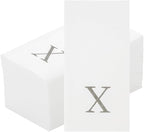 Luxenap 15.8 X 7.9 Inch Linen-Feel Guest Towels, 2000 Lettered Hand Towels - Image 2