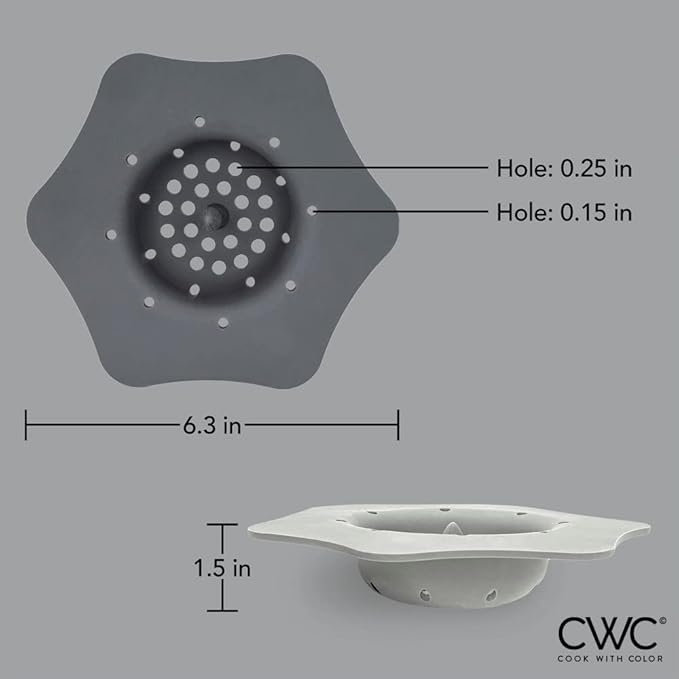 COOK WITH COLOR Kitchen Sink Strainer, Flexible Sink Strainer, Sink Drain - Image 3