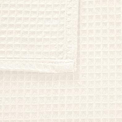 Encasa XO' Waffle Weave Face & Hand Towels – 12"x12", Natural Washcloths Set of - Image 5