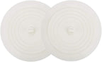 V-TOP Tub Stopper 2 Pack, 6 inches Large Silicone Drain Plug Hair Stopper Flat by V-TOP
