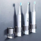 Electric Toothbrush Holder, 304 Stainless Steel Wall Mounted Self Adhesive - Image 2