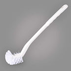 Baffect Curved Toilet Brush Plastic Long Antislip Grip Handle Toilet Cleaning by Baffect
