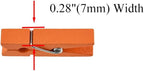 HAHIYO Colorful Wooden Clothes Pins Clothespins Small Do NOT Fall Apart 1.38 - Image 3