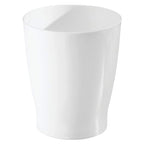 iDesign Small Round Plastic Bathroom Trash Can by iDesign
