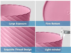 Lysam Bathroom Trash Can, 3 Pack 1.8 Gallons Small Trash Can - Image 4