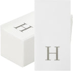 Luxenap 15.8 X 7.9 Inch Linen-Feel Guest Towels, 2000 Lettered Hand Towels - Image 2