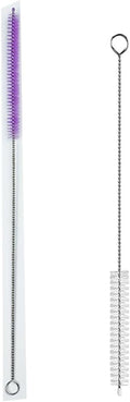 2 Pack Straw Cleaner Brush, Reusable Metal Handles Straw Cleaner Brush Extra by Unknown