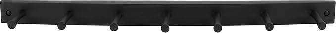 Spectrum Diversified Wood Hook Rack, 7 Peg by Spectrum