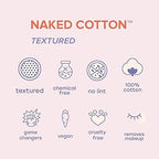 White Rabbit – Naked Cotton Textured – Unbleached Perforated Cotton Pads - Image 4