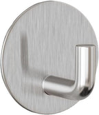 8 Pack Silver Adhesive Wall Hooks, Towel Hooks - Image 9