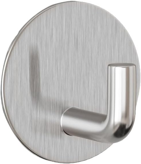 8 Pack Silver Adhesive Wall Hooks, Towel Hooks - Image 9