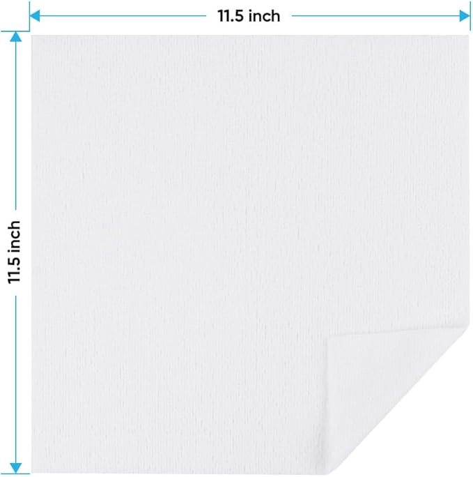 HOMEXCEL White Microfiber Cleaning Cloths 100 Pack, Reusable Cleaning Rags Shop - Image 8