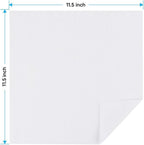 HOMEXCEL White Microfiber Cleaning Cloths 100 Pack, Reusable Cleaning Rags Shop - Image 8