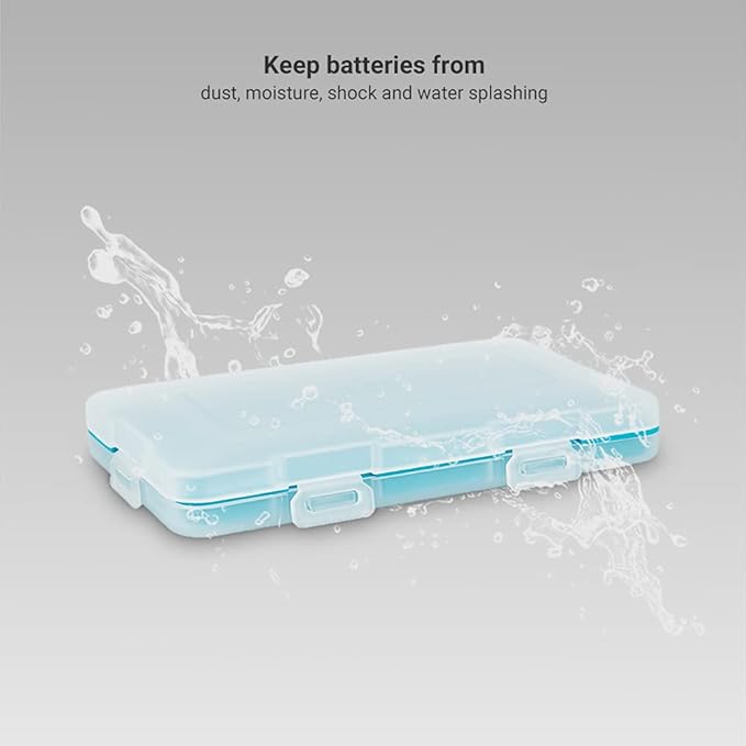 JJC Silicone Interior Battery Case Holder Organizer, PP Battery Storage Box - Image 4