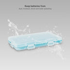 JJC Silicone Interior Battery Case Holder Organizer, PP Battery Storage Box - Image 4