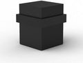 Mega Handles Square Floor Door Stopper, Quickly Installed Wall Protector Stopper by MegaHandles