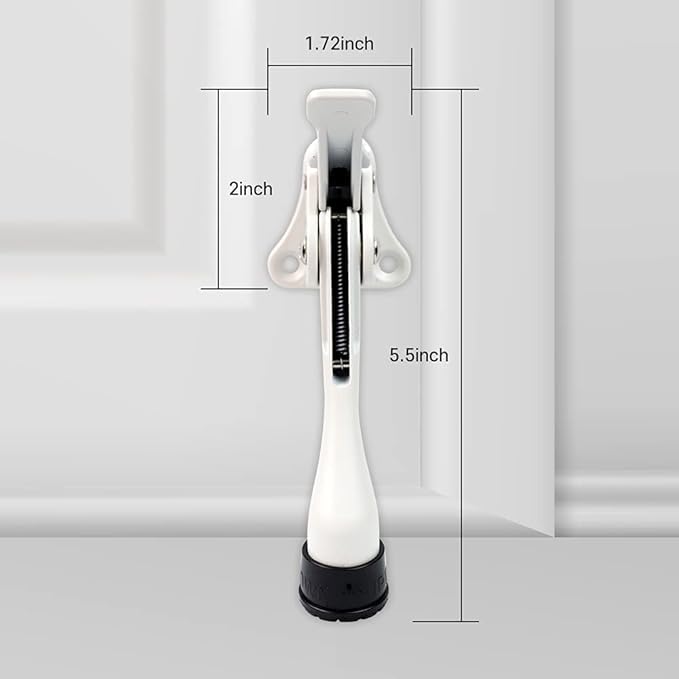 One Touch Kickdown Door Stopper, Door Holder, Heavy Duty Door Stops, Bottom of - Image 6