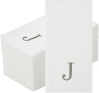 Luxenap 15.8 X 7.9 Inch Linen-Feel Guest Towels, 50 Lettered Hand Towels by Restaurantware