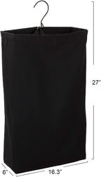 Household Essentials Door Hanging Laundry Bag, Washable Canvas Bag - Image 3