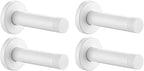 JQK Door Stopper White, 304 Stainless Steel Thicken 1mm Sound Dampening Door by Homeimprovement