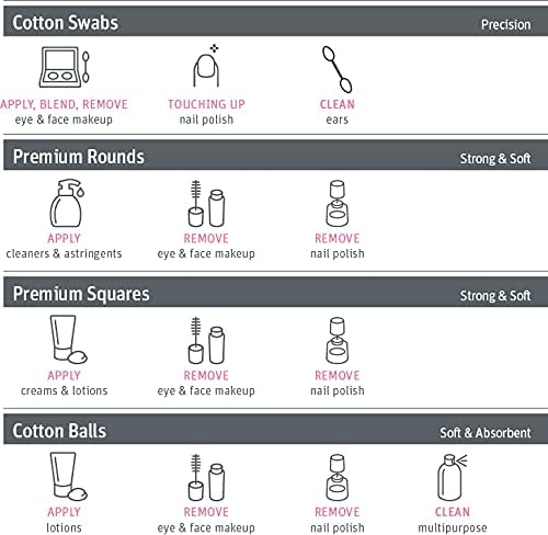 Simply Soft Premium Cotton Rounds, 100% Pure Cotton, Absorbent Cotton Pads - Image 11