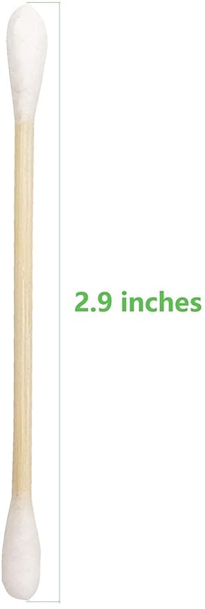 Bamboo Cotton Swabs, Wooden Cotton Swabs 1125pcs - Image 3