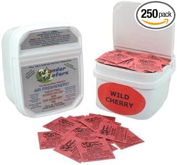 Wonder Wafers 250CT Unwrapped Cinnamon Spice Air Fresheners, Professional Use by Wonder+Wafers