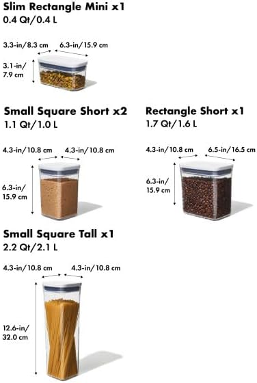 OXO Good Grips 5-Piece POP Container Set - Image 9