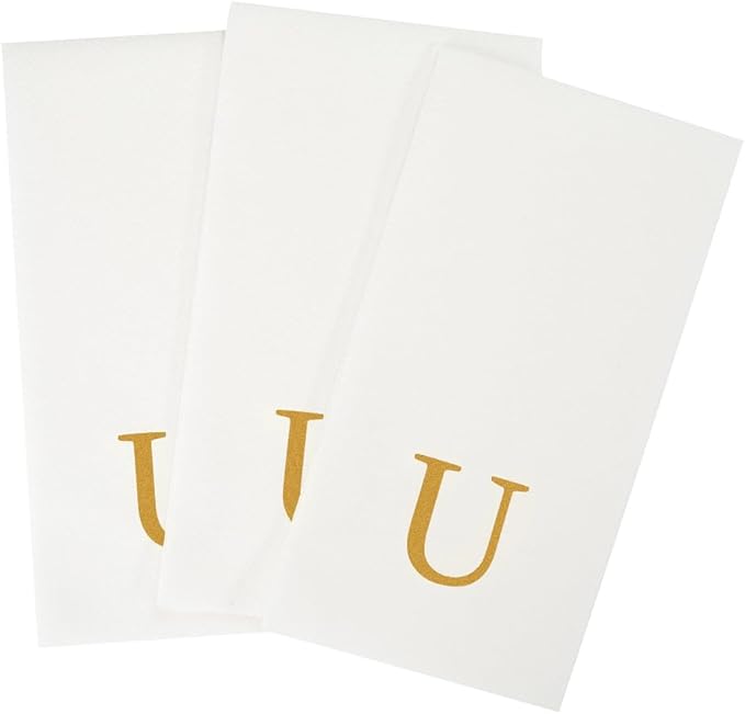 Luxenap 15.8 X 7.9 Inch Linen-Feel Guest Towels, 50 Lettered Hand Towels - Image 11