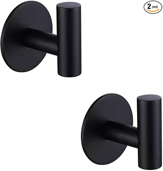 Self Adhesive Hooks 304 Stainless Steel Heavy Duty Hangers Without Nails by Zuvky