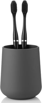 Matte Gray Toothbrush Holder for Electric Toothbrushes Bathroom Organizer for by KellyHome