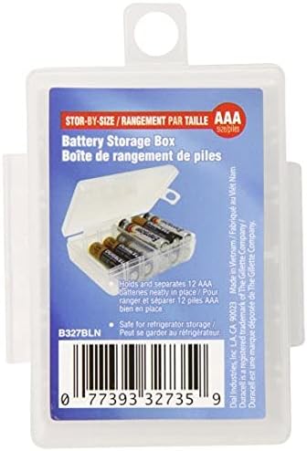 Dial Industries Battery Storage Organizer Case, 12 AAA - Image 4