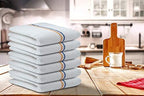 Bar Mop Blue & Gold Stripe 10 lbs 16x19 Pack of 60, 100% Cotton Double Stitched - Image 3