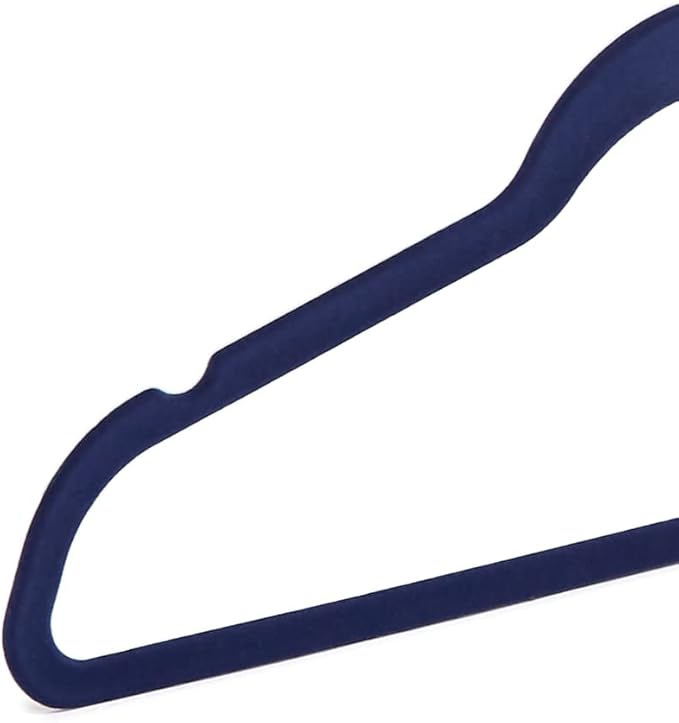 Amazon Basics Slim Velvet Non-Slip Space Saving Suit Clothes Hangers - Image 4